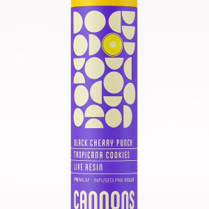 Cannons – Black Cherry Punch x Tropicana Cookies Live Resin 2 Pack Pre-Roll (Hybrid)