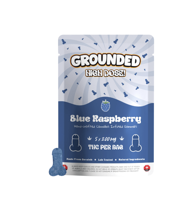 Grounded High Dose Cocks – Blueberry Raspberry 1000mg