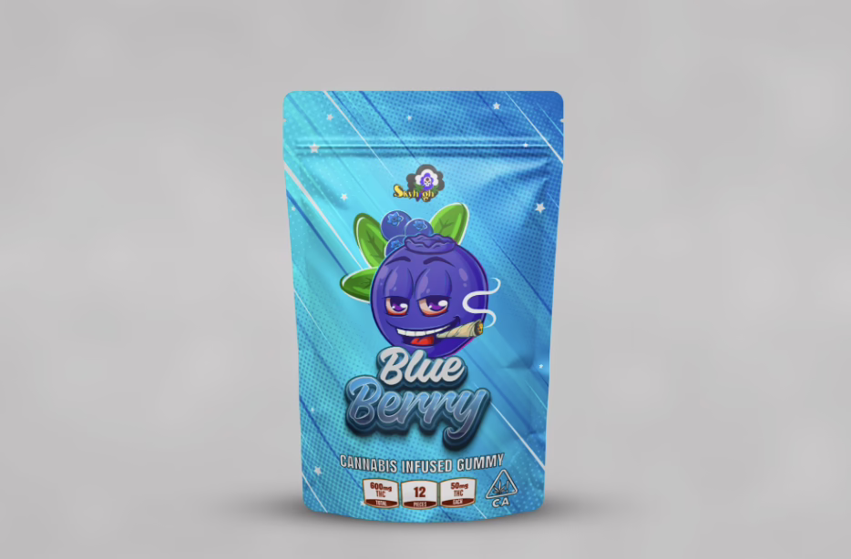 Sky High Edibles – Blueberry Gummy 600mg