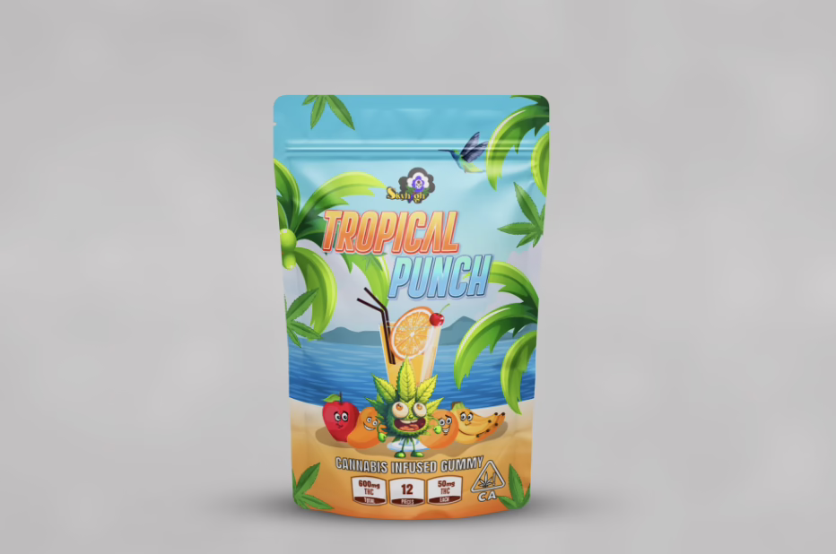 Sky High Edibles – Tropical Punch Gummy 600mg