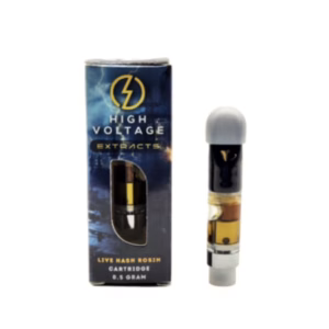 High Voltage Extracts Live Hash Rosin Cart - Berry Bomb