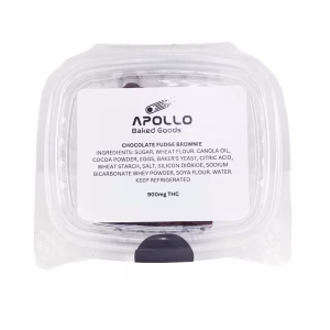 Apollo Baked Goods - Chocolate Fudge Brownie 900mg