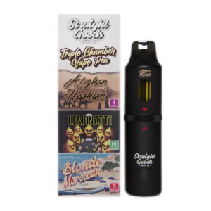 Straight Goods Triple Chamber Pen (9g) - Afghan Hashish + Lemonatti + Blonde Moroccan