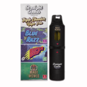 Straight Goods Triple Chamber Pen (9g) - Blue Razz + Super Boof + Maui Wowie
