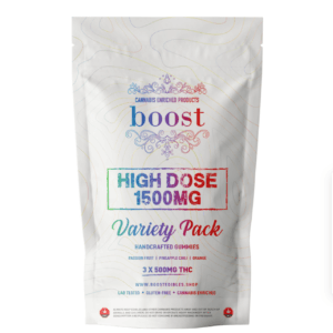 Boost Edibles High Dose - Variety Pack 1500mg