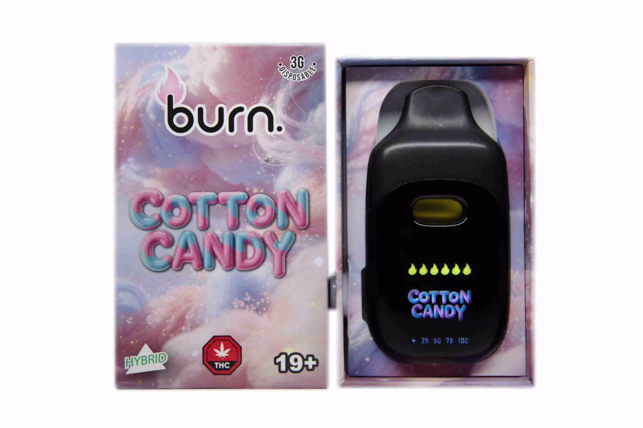 Burn Disposable Pen 3g - Cotton Candy