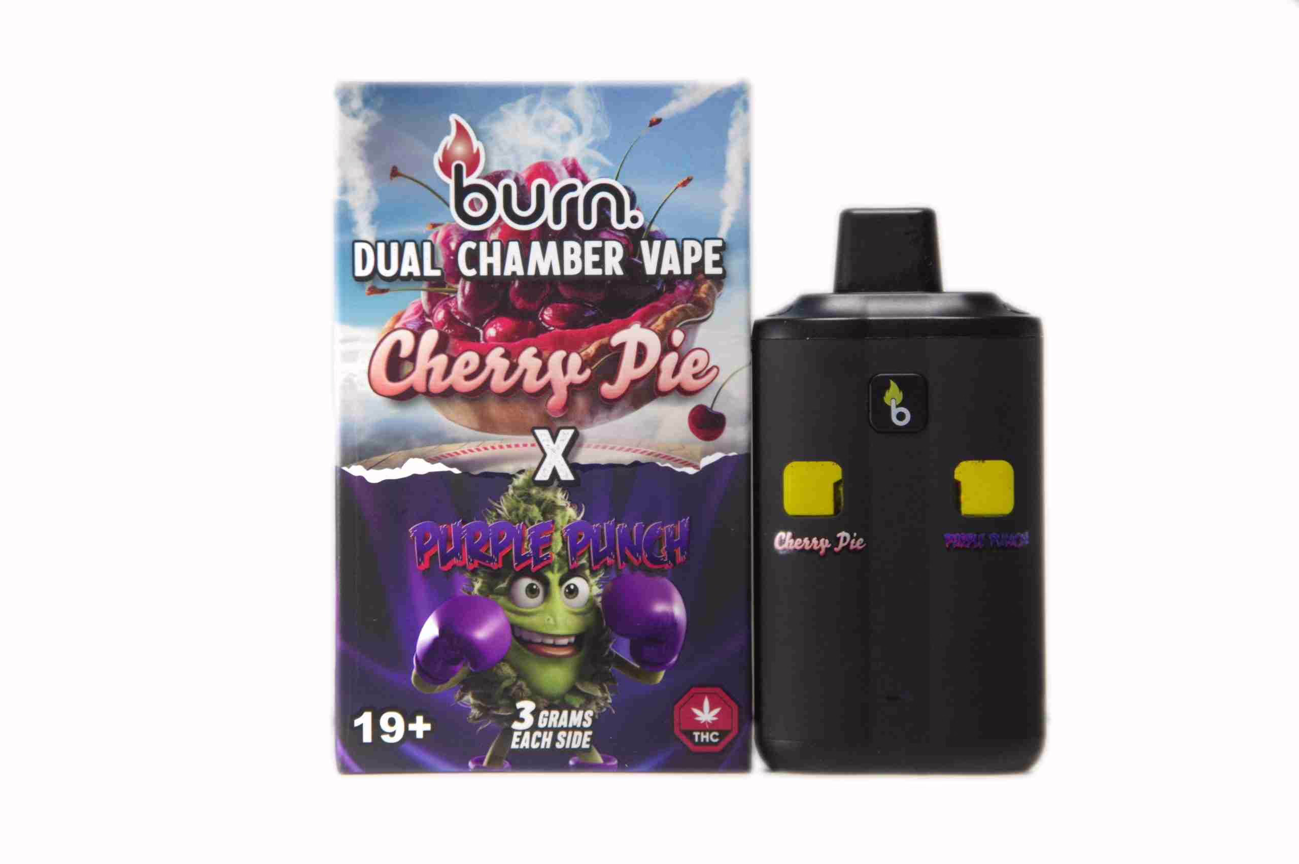Burn Dual Chamber Pen 6g - Cherry Pie (I) + Purple Punch (I)