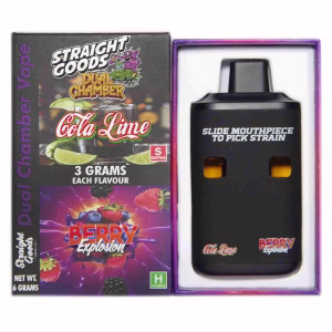 Straight Goods Dual Chamber Pen (6g) - Cola Lime + Berry Explosion