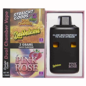 Straight Goods Dual Chamber Pen (6g) - Dabbalicious + Pink Rose