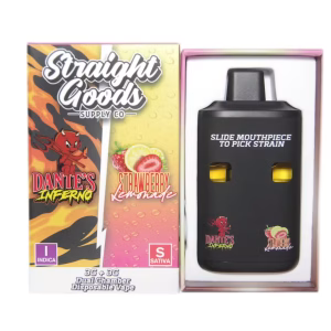 Straight Goods Dual Chamber Pen (6g) - Dante's Inferno + Strawberry Lemonade