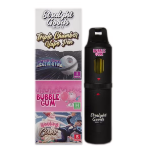 Straight Goods Triple Chamber Pen (9g) - Death Star + Bubble Gum + Wedding Cake
