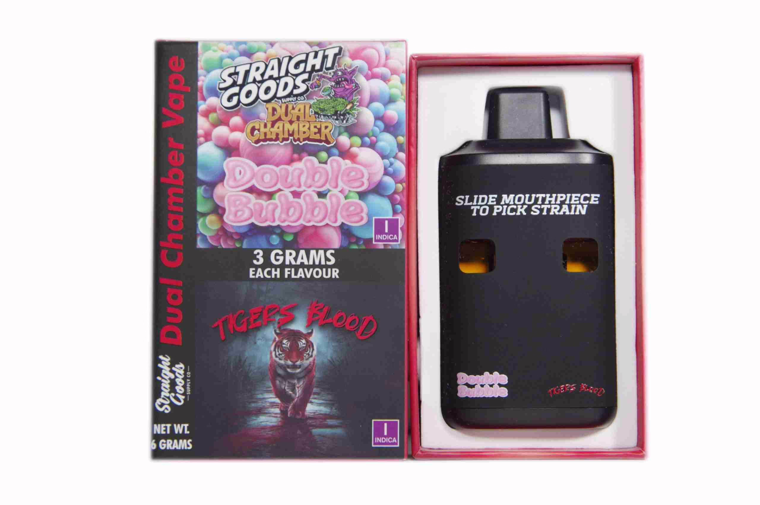 Straight Goods Dual Chamber Pen (6g) - Double Bubble OG + Tiger Blood