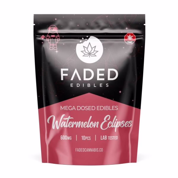 Faded Edibles - Watermelon Eclipse 600mg