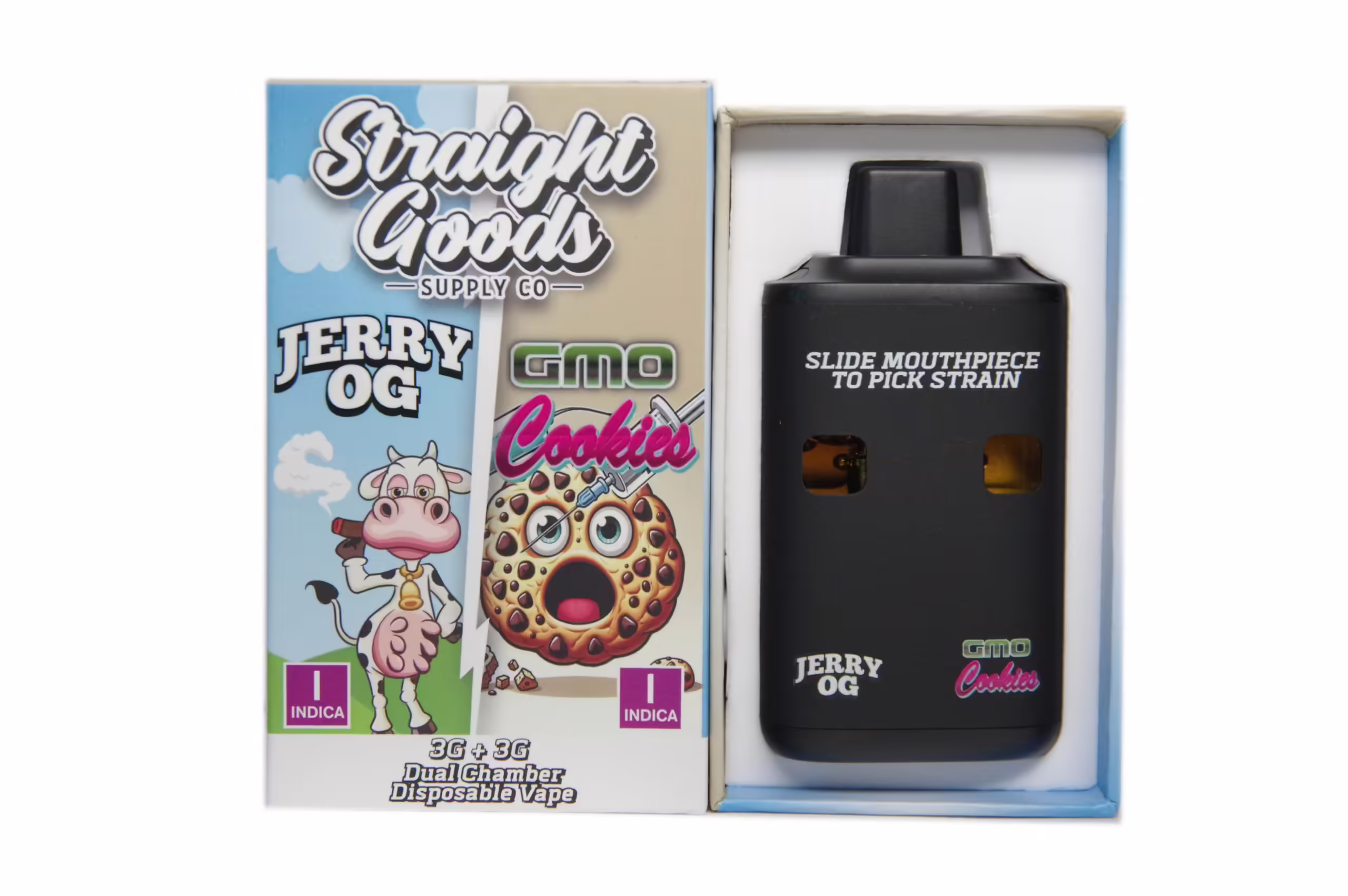 Straight Goods Dual Chamber Pen (6g) - Jerry OG + GMO Cookies