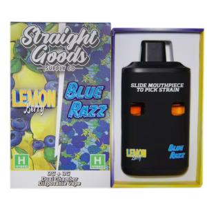 Straight Goods Dual Chamber Pen (6g) - Lemon Berry + Blue Razz