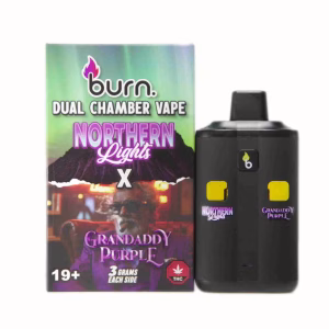Burn Dual Chamber Pen 6g - Northern Lights (I) + Grandaddy Purple (I)