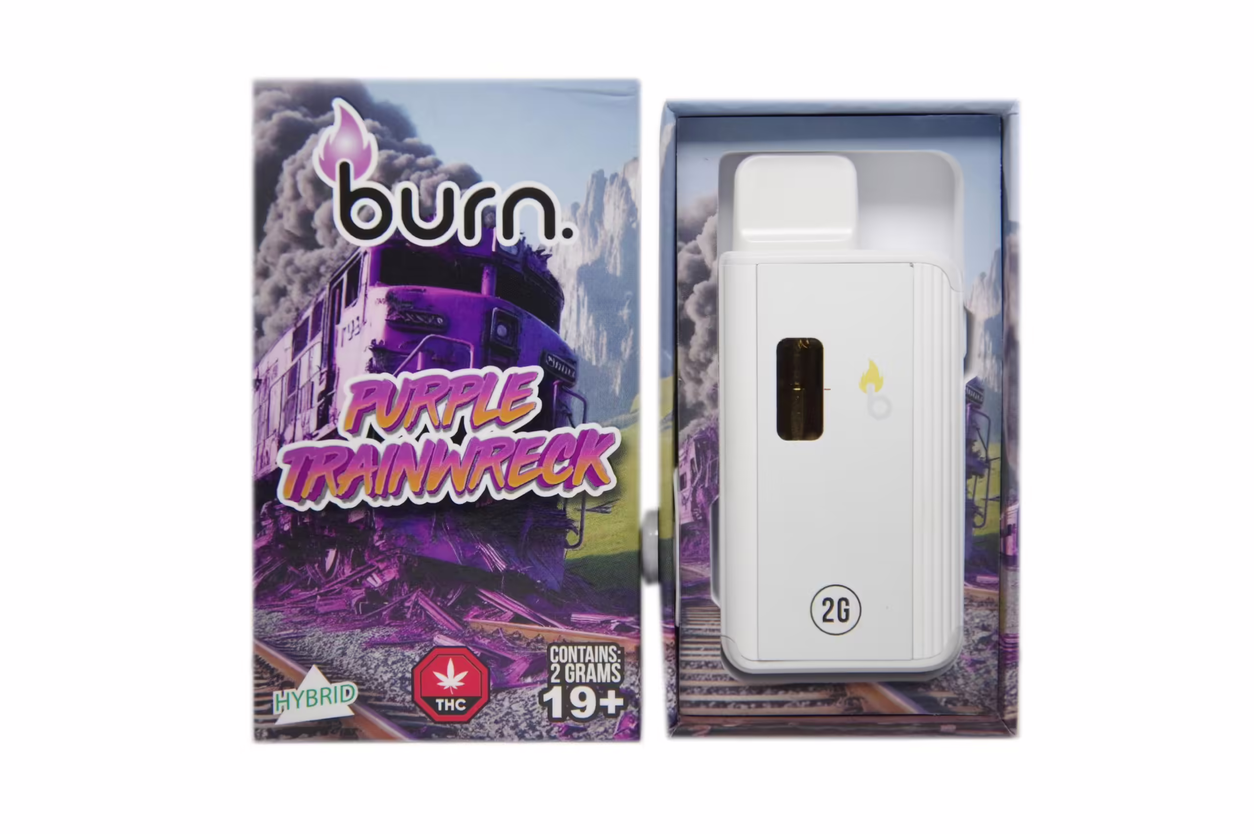 Burn Disposable Pen 2g - Purple Trainwreck