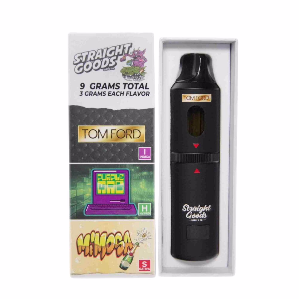 Straight Goods Triple Chamber Pen (9g) - Tom Ford + Mimosa + Purple Mac