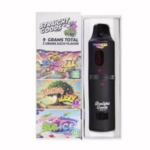 Straight Goods Triple Chamber Pen (9g) - Tropical Twist + Mango Blast + Raspberry Blueberry Sour Ice