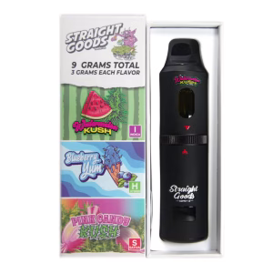 Straight Goods Triple Chamber Pen (9g) - Watermelon Kush + Blueberry Yum + Pink Candy Kush
