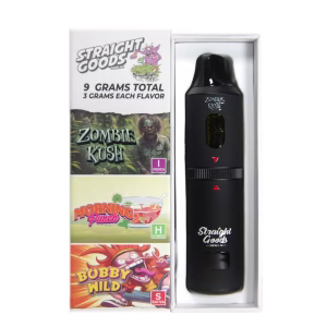 Straight Goods Triple Chamber Pen (9g) - Zombie Kush + Morning Punch + Bobby Wild