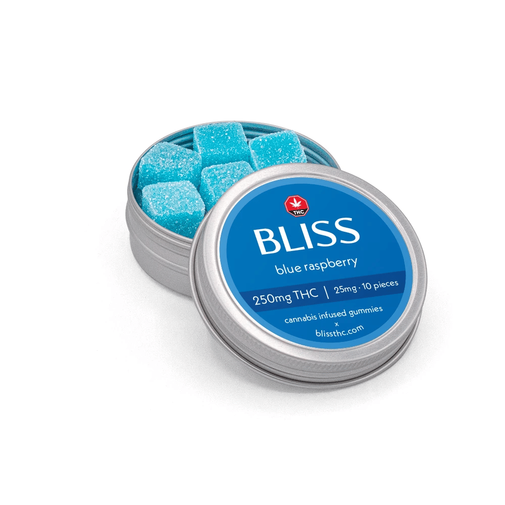 Bliss Edibles – Blue Raspberry 250mg