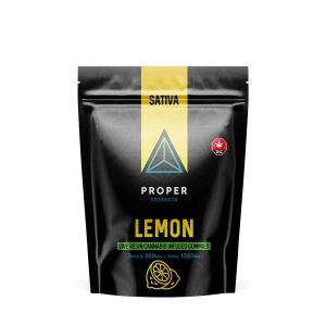 Proper Extracts Live Resin Gummies - Lemon 1080mg