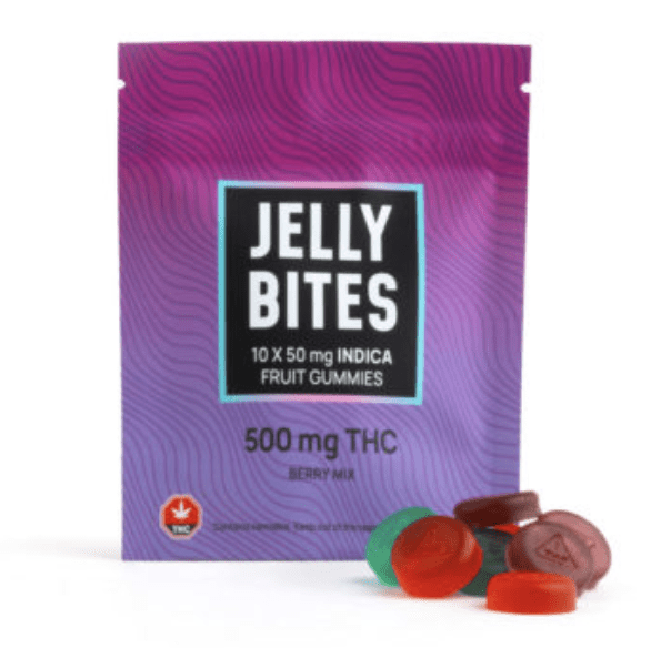 Twisted Extracts - Berry Mix Jelly Bites 500mg (Indica)