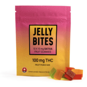 Twisted Extracts - Fruit Punch Mix Jelly Bites 100mg (Sativa)