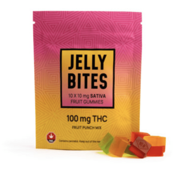 Twisted Extracts - Fruit Punch Mix Jelly Bites 100mg (Sativa)