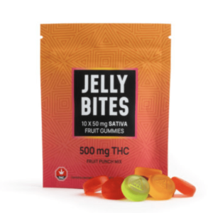 Twisted Extracts - Fruit Punch Mix Jelly Bites 500mg (Sativa)