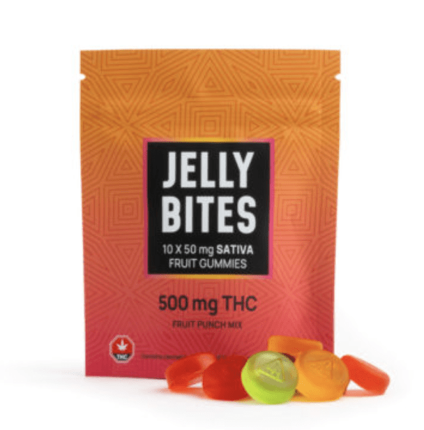 Twisted Extracts - Fruit Punch Mix Jelly Bites 500mg (Sativa)