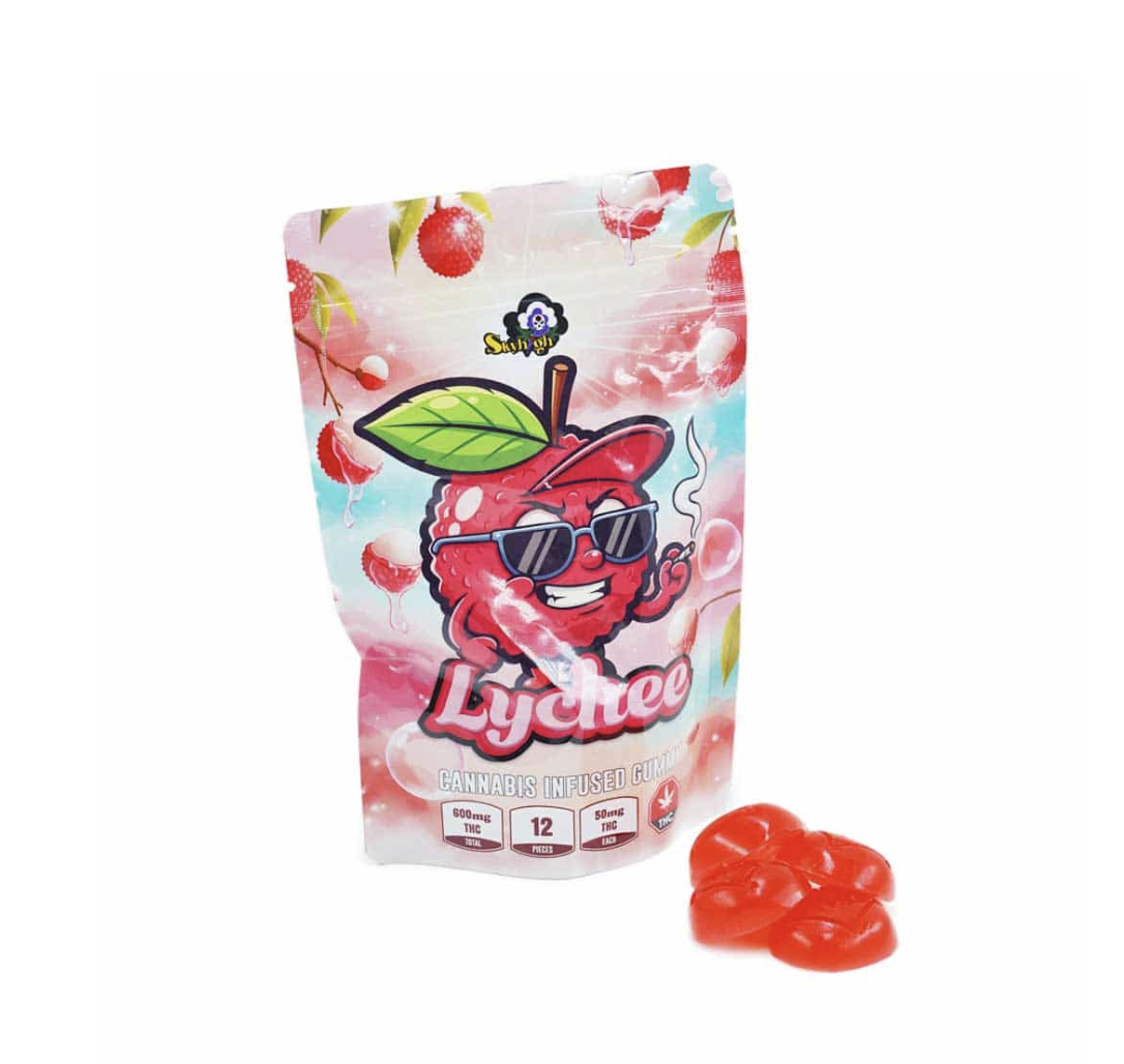 Sky High Edibles – Lychee Gummy 600mg