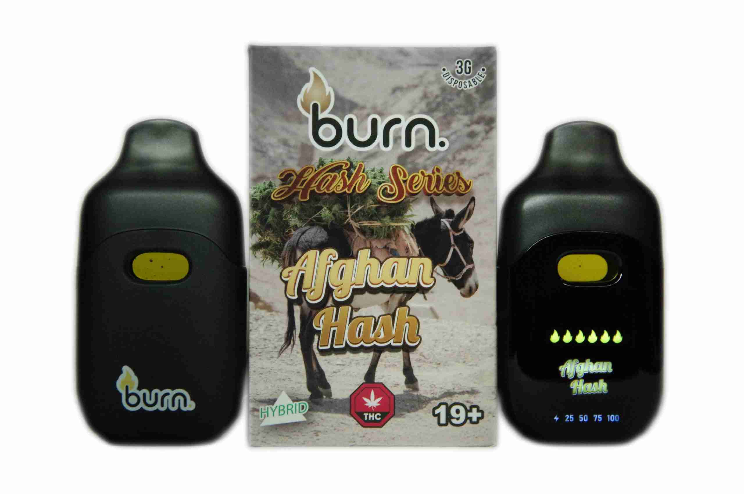 Burn Disposable Pen 3g - Afghan Hashish