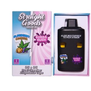 Straight Goods Dual Chamber Pen (6g) - Blueberry Cookies + Bubba Kush