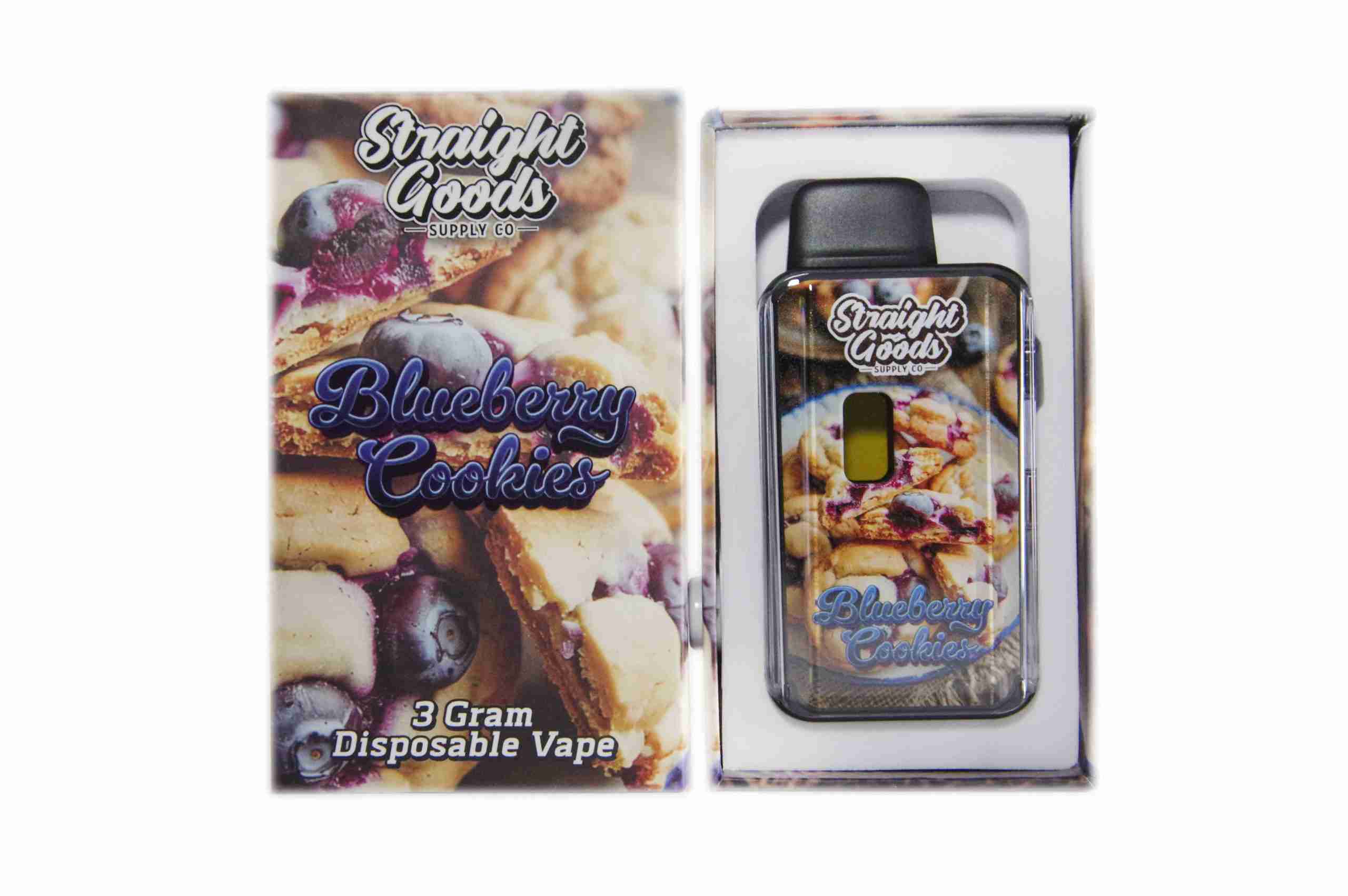 Straight Goods Disposable Pen 3g - Blueberry Cookies