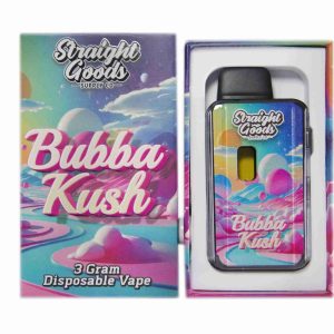 Straight Goods Disposable Pen 3g - Bubba Kush