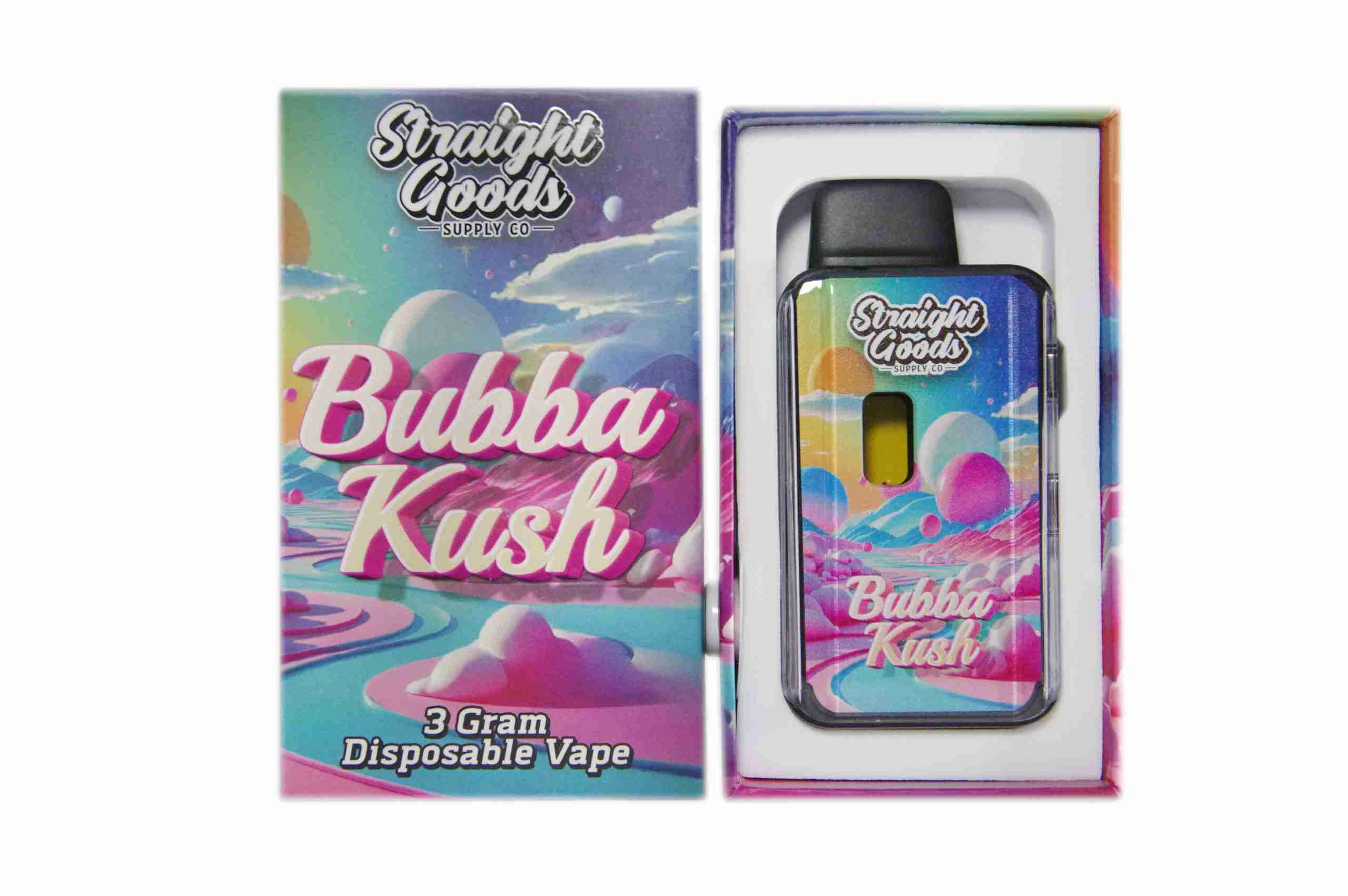 Straight Goods Disposable Pen 3g - Bubba Kush