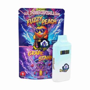 Sky High Extracts Dual Chamber Pen 8g - Fuzzy Peach (H) + Grape Stank (S)