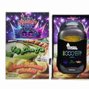 Burn Triple Combo (3 x 1 Gram) - Ultra Violet OG + Key Lime Pie + Sour Banana Sherbet
