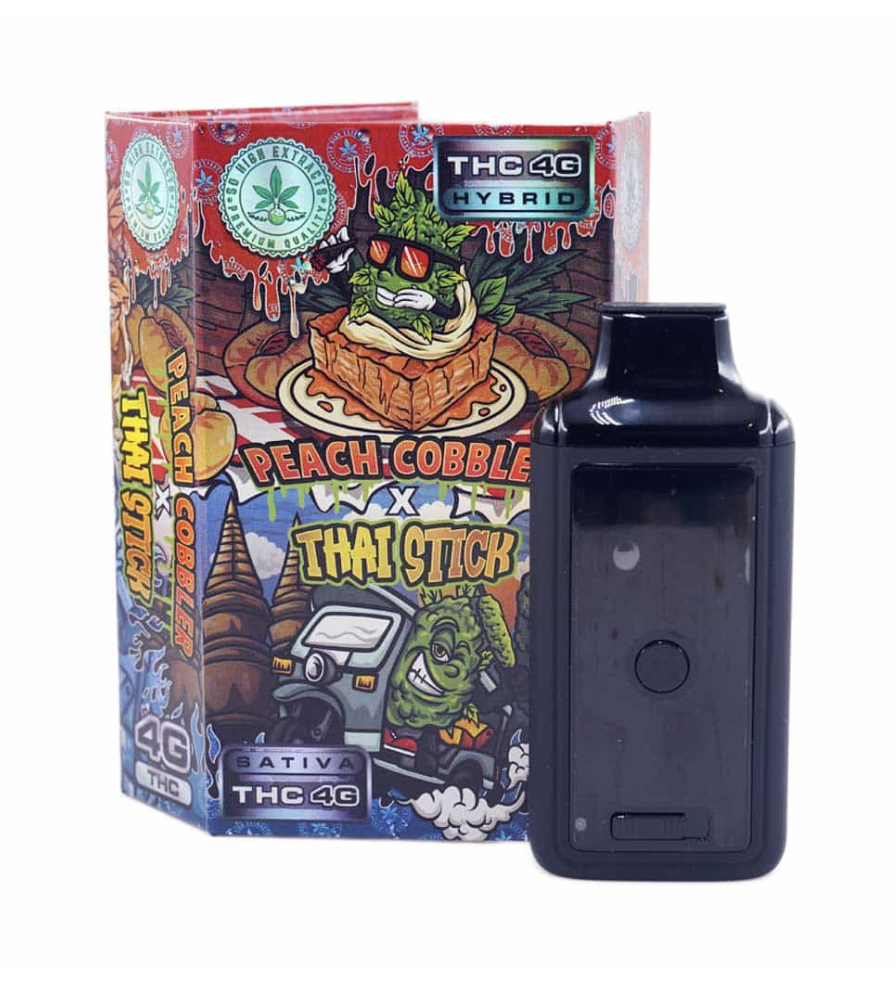 So High Extracts Dual Chamber Pen 8g - Peach Cobbler + Thai Stick