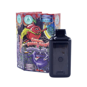 So High Extracts Dual Chamber Pen 8g - Super Peach Rings + Blueberry Yum