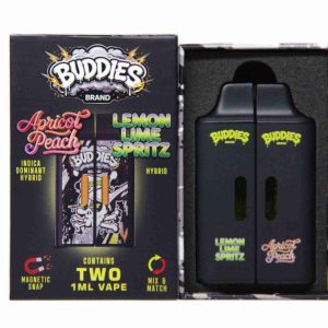 Buddies Brand (2 x 1 Gram) - Apricot Peach + Lemon Lime Spritz
