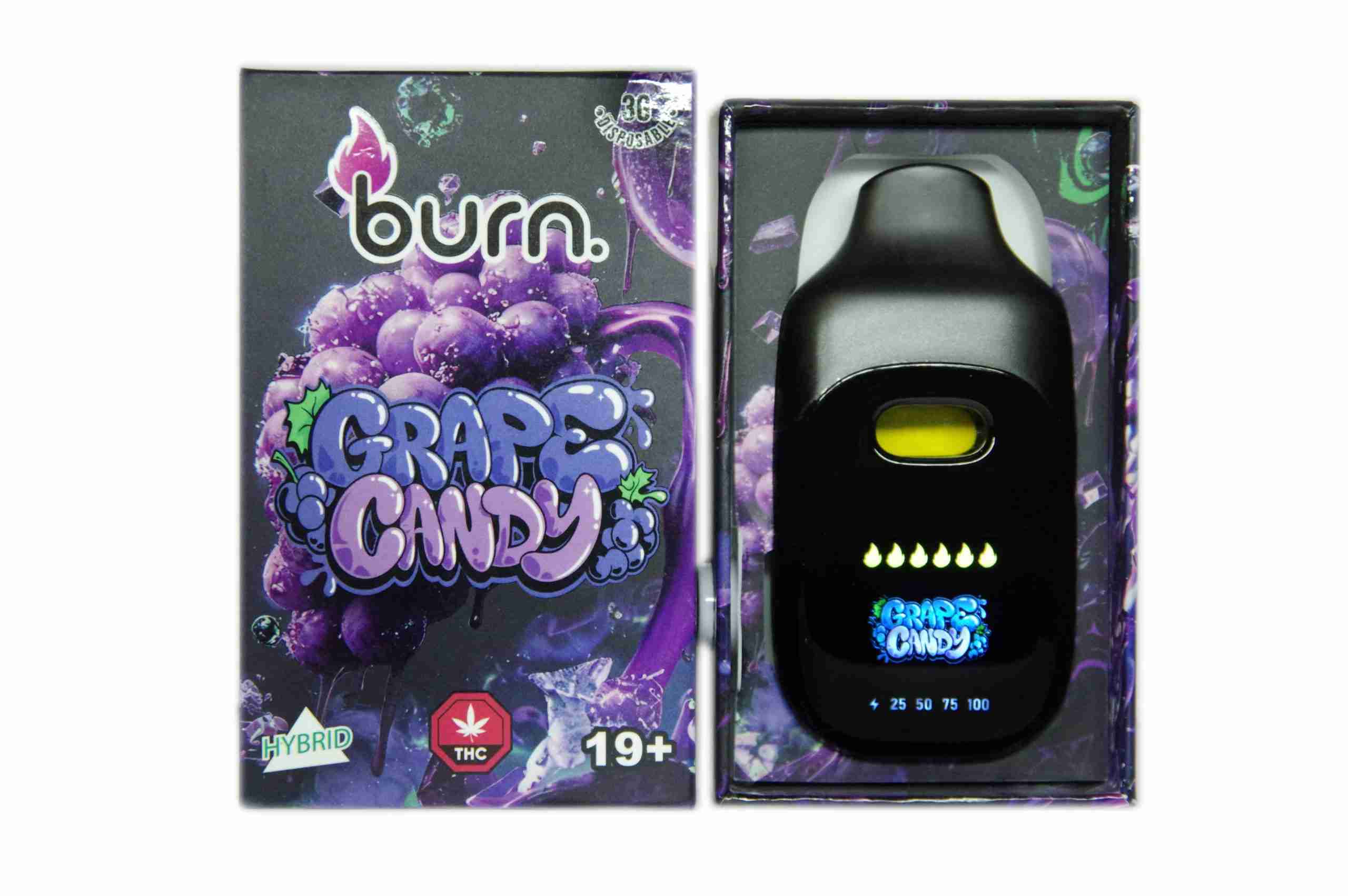 Burn Disposable Pen 3g - Grape Candy