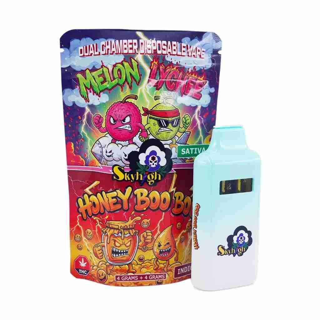 Sky High Extracts Dual Chamber Pen 8g - Melon Lychee (S) + Honey Boo Boo (I)