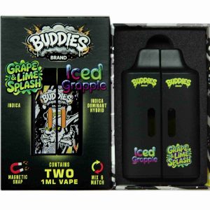 Buddies Brand (2 x 1 Gram) - Grape & Lime Splash + Iced Grapple