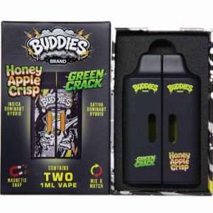 Buddies Brand (2 x 1 Gram) - Honey Apple Crisp + Green Crack