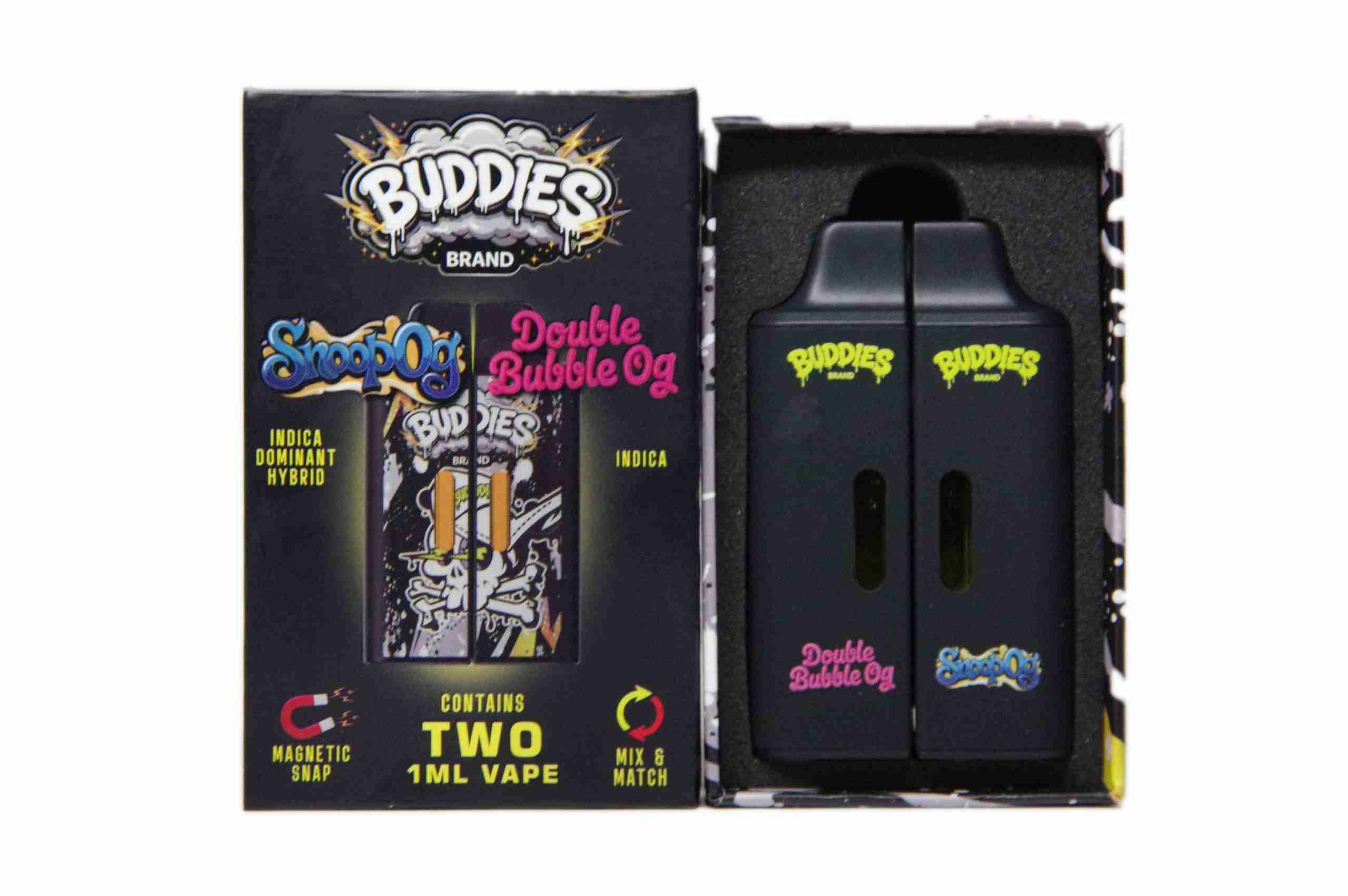 Buddies Brand (2 x 1 Gram) - Double Bubble OG + Snoop OG