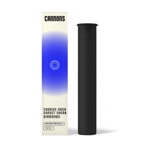 Cannons – Cookies Kush x Sunset Sherbet THCa Diamond 2 Pack Pre-Roll (Indica)