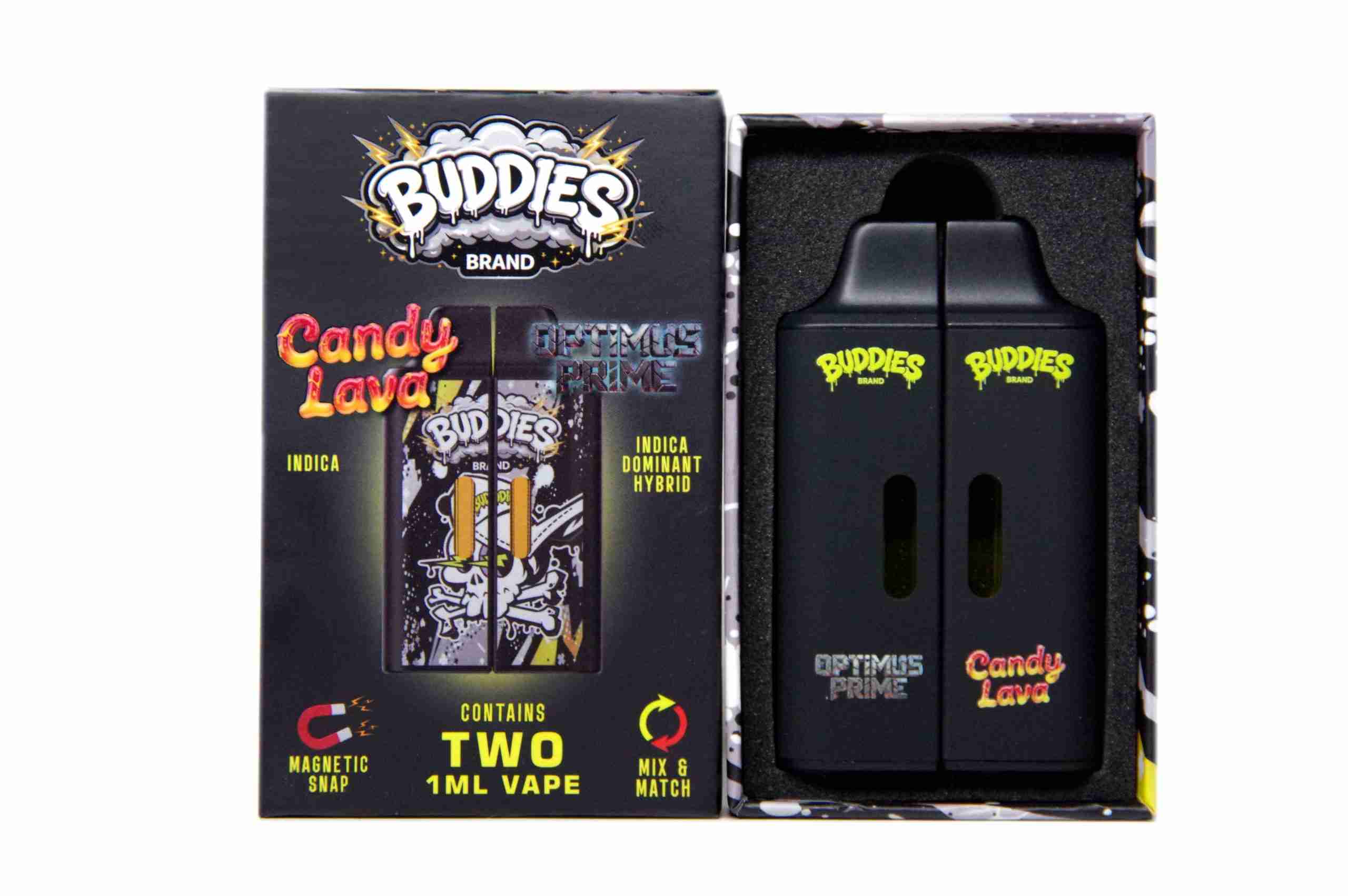 Buddies Brand (2 x 1 Gram) - Candy Lava + Optimus Prime